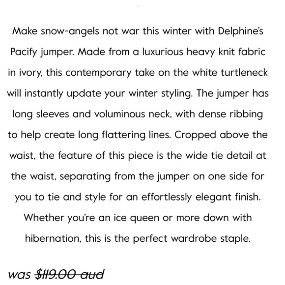 🆕 White Turtleneck Crop Sweater with Bow - Picture 4 of 4